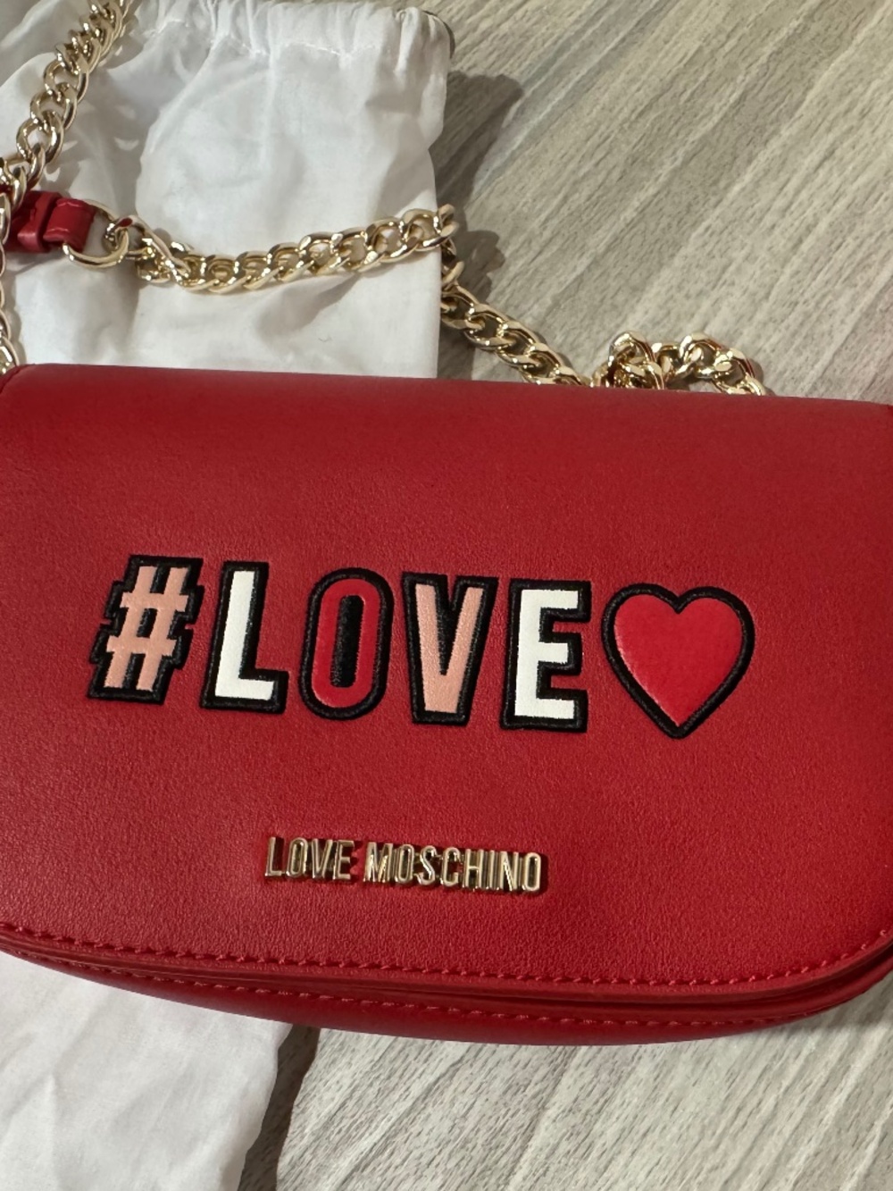 Love Moschino Cross Body Bag Red